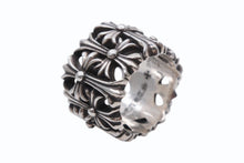 Load image into Gallery viewer, 極美品 CHROME HEARTS クロムハーツ セメタリークロスリング サイズ18.5号 重量約26.0g 2003/.925刻印 シルバー925 中古 4b011723
