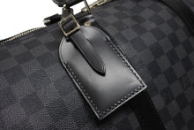 Load image into Gallery viewer, LOUIS VUITTON ルイヴィトン キーポル バンドリエール55 ボストンバッグ N41413 ダミエグラフィット ブラック 美品 中古 4b011417
