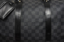 Load image into Gallery viewer, LOUIS VUITTON ルイヴィトン キーポル バンドリエール55 ボストンバッグ N41413 ダミエグラフィット ブラック 美品 中古 4b011417