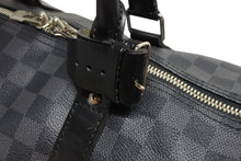 Load image into Gallery viewer, LOUIS VUITTON ルイヴィトン キーポル バンドリエール55 ボストンバッグ N41413 ダミエグラフィット ブラック 美品 中古 4b011417