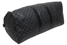 Load image into Gallery viewer, LOUIS VUITTON ルイヴィトン キーポル バンドリエール55 ボストンバッグ N41413 ダミエグラフィット ブラック 美品 中古 4b011417