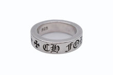Load image into Gallery viewer, CHROME HEARTS クロムハーツ CH FOREVER SPACER RING CHフォーエバー スペーサーリング 6mm 重量約12.7g サイズ約18号 美品 中古 4b011730