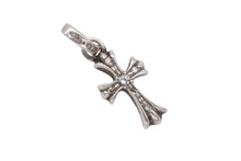Load image into Gallery viewer, 極美品 CHROME HEARTS クロムハーツ BBY F PPRCHN 2PD ベイビーファットクロス ペンダントトップ ダイヤ 重量約2.0g 片耳用 中古 4b011711