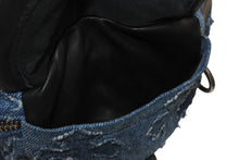 Load image into Gallery viewer, 極美品 CHROME HEARTS クロムハーツ SNAT PACK DNM SCTD PTCH ミニ スナットパック ウエストバッグ デニム パッチワーク 中古 4b011725