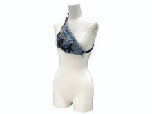 Load image into Gallery viewer, 極美品 CHROME HEARTS クロムハーツ SNAT PACK DNM SCTD PTCH ミニ スナットパック ウエストバッグ デニム パッチワーク 中古 4b011725