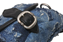 Load image into Gallery viewer, 極美品 CHROME HEARTS クロムハーツ SNAT PACK DNM SCTD PTCH ミニ スナットパック ウエストバッグ デニム パッチワーク 中古 4b011725