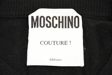 Load image into Gallery viewer, MOSCHINO モスキーノ Logo Wool knit ロゴ ウール ニット スウェット カラーブラック サイズXS 美品 中古 4b011735