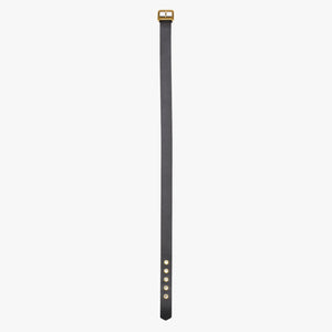 Christian Dior クリスチャンディオール クエイク Dバックル ベルト 23-MA-0179 ブラック レザー サイズ80 ゴールド金具 中古 4b011761