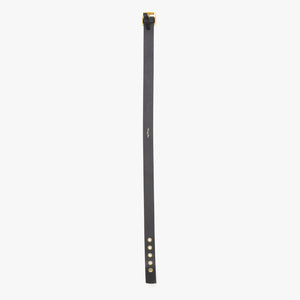 Christian Dior クリスチャンディオール クエイク Dバックル ベルト 23-MA-0179 ブラック レザー サイズ80 ゴールド金具 中古 4b011761