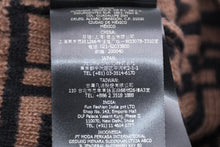 Load image into Gallery viewer, FENDI フェンディ ニット帽 帽子 65050010 ズッカ柄 ブラウン ブラック ウール 黒 茶色 美品 中古 4b011772