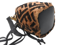 Load image into Gallery viewer, FENDI フェンディ ズッカ モントレゾール 2WAY ショルダーバッグ ブラウン ブラック 8BS010A8HP ファー レザー ゴールド金具 美品 中古 4b011789