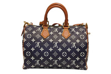 Load image into Gallery viewer, 新品未使用 LOUIS VUITTON ルイヴィトン スピーディ P9 バンドリエール30 2WAY ハンドバッグ ショルダーバッグ M15282 インディゴブルー 中古