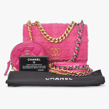 画像をギャラリービューアに読み込む, 極美品 CHANEL シャネル ココマーク ツイード ２WAY チェーン ショルダーバッグ 29番台 ピンクレザー シルバー/ゴールド金具 中古 4b011857