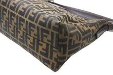 Load image into Gallery viewer, FENDI フェンディ ズッカ マンマバゲット ワンショルダーバッグ ブラウン コットンキャンバス レザー シルバー金具 美品 中古 4b011859
