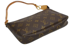 LOUIS VUITTON ルイヴィトン ポシェット アクセソワ―ル アクセポ M51980 モノグラムキャンバス カラー ブラウン 良品 中古 4b011866