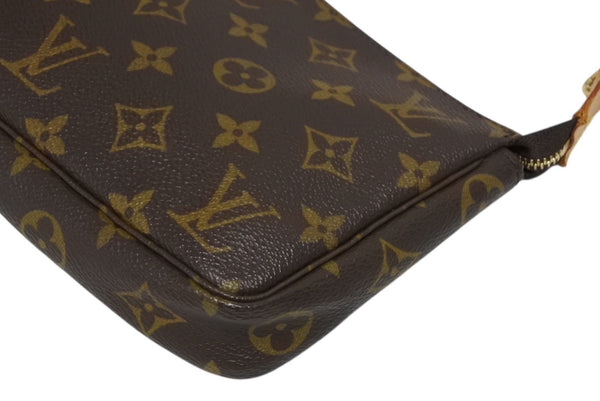 LOUIS VUITTON ルイヴィトン ポシェット アクセソワ―ル アクセポ M51980 モノグラムキャンバス カラー ブラウン 良品 中古 4b011866