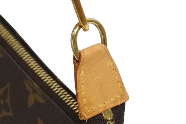 LOUIS VUITTON ルイヴィトン ポシェット アクセソワ―ル アクセポ M51980 モノグラムキャンバス カラー ブラウン 良品 中古 4b011866