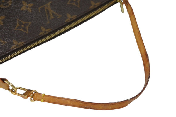 LOUIS VUITTON ルイヴィトン ポシェット アクセソワ―ル アクセポ M51980 モノグラムキャンバス カラー ブラウン 良品 中古 4b011866