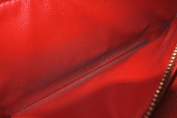 LOUIS VUITTON ルイヴィトン グルーム ポルトフォイユサラ 長財布 M60034 ブラウン ルージュ モノグラムキャンバス レザー ゴールド金具 美品 中古 4b011876