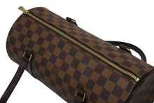 Load image into Gallery viewer, 極美品 LOUIS VUITTON ルイヴィトン パピヨン30 ハンドバッグ N51303 ダミエ エベヌ ブラウン ゴールド金具 中古 4b011916