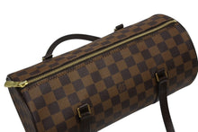 Load image into Gallery viewer, 極美品 LOUIS VUITTON ルイヴィトン パピヨン30 ハンドバッグ N51303 ダミエ エベヌ ブラウン ゴールド金具 中古 4b011916