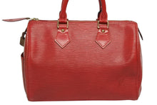 Load image into Gallery viewer, LOUIS VUITTON ルイヴィトン スピーディ25 ハンドバッグ エピレザー M43017 カスティリアンレッド 美品 中古 4b011870