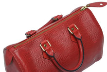 Load image into Gallery viewer, LOUIS VUITTON ルイヴィトン スピーディ25 ハンドバッグ エピレザー M43017 カスティリアンレッド 美品 中古 4b011870