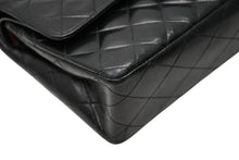 Load image into Gallery viewer, CHANEL シャネル タイムレスクラシック Wフラップ Wチェーンショルダーバッグ 1番台 ココマーク ラムスキン ゴールド金具 美品 中古 4b011900