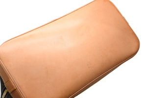 LOUIS VUITTON ルイ ヴィトン アルマPM ハンドバッグ M51130 モノグラム PVC ブラウン ゴールド金具 美品 中古 4b011873