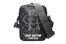 Load image into Gallery viewer, LOUIS VUITTON ルイヴィトン ダヌーブPM ヴィヴィエンヌ ショルダーバッグ M43677 モノグラ シャドウ レザー ブラック金具 美品 中古 4b011645
