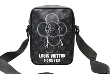 Load image into Gallery viewer, LOUIS VUITTON ルイヴィトン ダヌーブPM ヴィヴィエンヌ ショルダーバッグ M43677 モノグラ シャドウ レザー ブラック金具 美品 中古 4b011645
