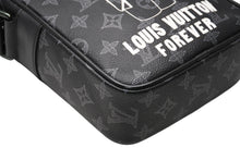 Load image into Gallery viewer, LOUIS VUITTON ルイヴィトン ダヌーブPM ヴィヴィエンヌ ショルダーバッグ M43677 モノグラ シャドウ レザー ブラック金具 美品 中古 4b011645