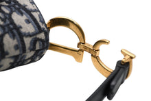 Load image into Gallery viewer, 極美品 Christian Dior クリスチャンディオール サドルミニバッグ ハンドバッグ M0456CTZQ オブリーク ネイビー 中古 4b011641