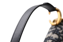 Load image into Gallery viewer, 極美品 Christian Dior クリスチャンディオール サドルミニバッグ ハンドバッグ M0456CTZQ オブリーク ネイビー 中古 4b011641