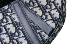 Load image into Gallery viewer, 極美品 Christian Dior クリスチャンディオール サドルミニバッグ ハンドバッグ M0456CTZQ オブリーク ネイビー 中古 4b011641