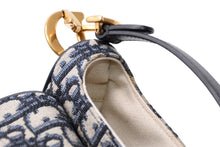 Load image into Gallery viewer, 極美品 Christian Dior クリスチャンディオール サドルミニバッグ ハンドバッグ M0456CTZQ オブリーク ネイビー 中古 4b011641