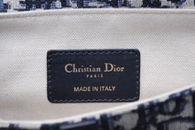 Load image into Gallery viewer, 極美品 Christian Dior クリスチャンディオール サドルミニバッグ ハンドバッグ M0456CTZQ オブリーク ネイビー 中古 4b011641