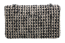 Load image into Gallery viewer, 極美品 CHANEL シャネル マトラッセ25 Wフラップ Wチェーンショルダーバッグ 7番台 ココマーク ツイード カーフスキン シルバー金具 中古 4b011908