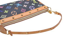 Load image into Gallery viewer, LOUIS VUITTON ルイヴィトン ポシェットアクセソワール アクセサリーポーチ M92648 モノグラム マルチカラー ブラック 美品 中古 4b011917