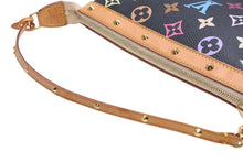 Load image into Gallery viewer, LOUIS VUITTON ルイヴィトン ポシェットアクセソワール アクセサリーポーチ M92648 モノグラム マルチカラー ブラック 美品 中古 4b011917