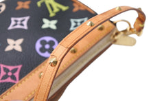Load image into Gallery viewer, LOUIS VUITTON ルイヴィトン ポシェットアクセソワール アクセサリーポーチ M92648 モノグラム マルチカラー ブラック 美品 中古 4b011917