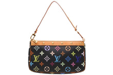 Load image into Gallery viewer, LOUIS VUITTON ルイヴィトン ポシェットアクセソワール アクセサリーポーチ M92648 モノグラム マルチカラー ブラック 美品 中古 4b011917