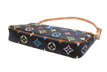 Load image into Gallery viewer, LOUIS VUITTON ルイヴィトン ポシェットアクセソワール アクセサリーポーチ M92648 モノグラム マルチカラー ブラック 美品 中古 4b011917