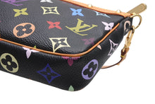 Load image into Gallery viewer, LOUIS VUITTON ルイヴィトン ポシェットアクセソワール アクセサリーポーチ M92648 モノグラム マルチカラー ブラック 美品 中古 4b011917
