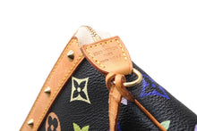 Load image into Gallery viewer, LOUIS VUITTON ルイヴィトン ポシェットアクセソワール アクセサリーポーチ M92648 モノグラム マルチカラー ブラック 美品 中古 4b011917