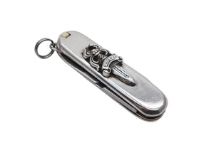 極美品 CHROME HEARTS クロムハーツ 7機能マルチツール ダガー アーミーナイフ NIFE ARMY SM V1 重量約51.2g シルバー925 ステンレス 中古 4b011919