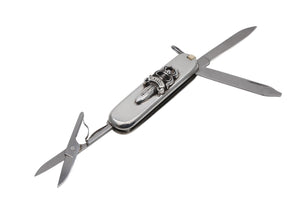 極美品 CHROME HEARTS クロムハーツ 7機能マルチツール ダガー アーミーナイフ NIFE ARMY SM V1 重量約51.2g シルバー925 ステンレス 中古 4b011919