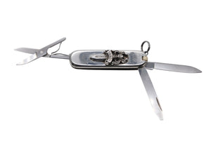 極美品 CHROME HEARTS クロムハーツ 7機能マルチツール ダガー アーミーナイフ NIFE ARMY SM V1 重量約51.2g シルバー925 ステンレス 中古 4b011919