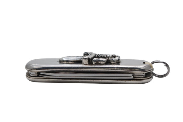 極美品 CHROME HEARTS クロムハーツ 7機能マルチツール ダガー アーミーナイフ NIFE ARMY SM V1 重量約51.2g シルバー925 ステンレス 中古 4b011919