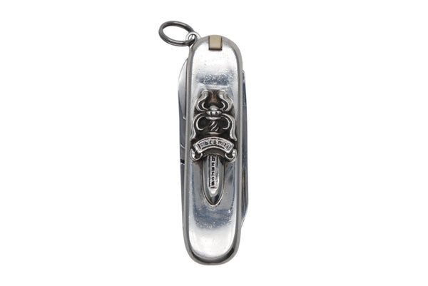 極美品 CHROME HEARTS クロムハーツ 7機能マルチツール ダガー アーミーナイフ NIFE ARMY SM V1 重量約51.2g シルバー925 ステンレス 中古 4b011919